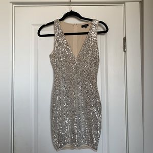 Sequin mini dress